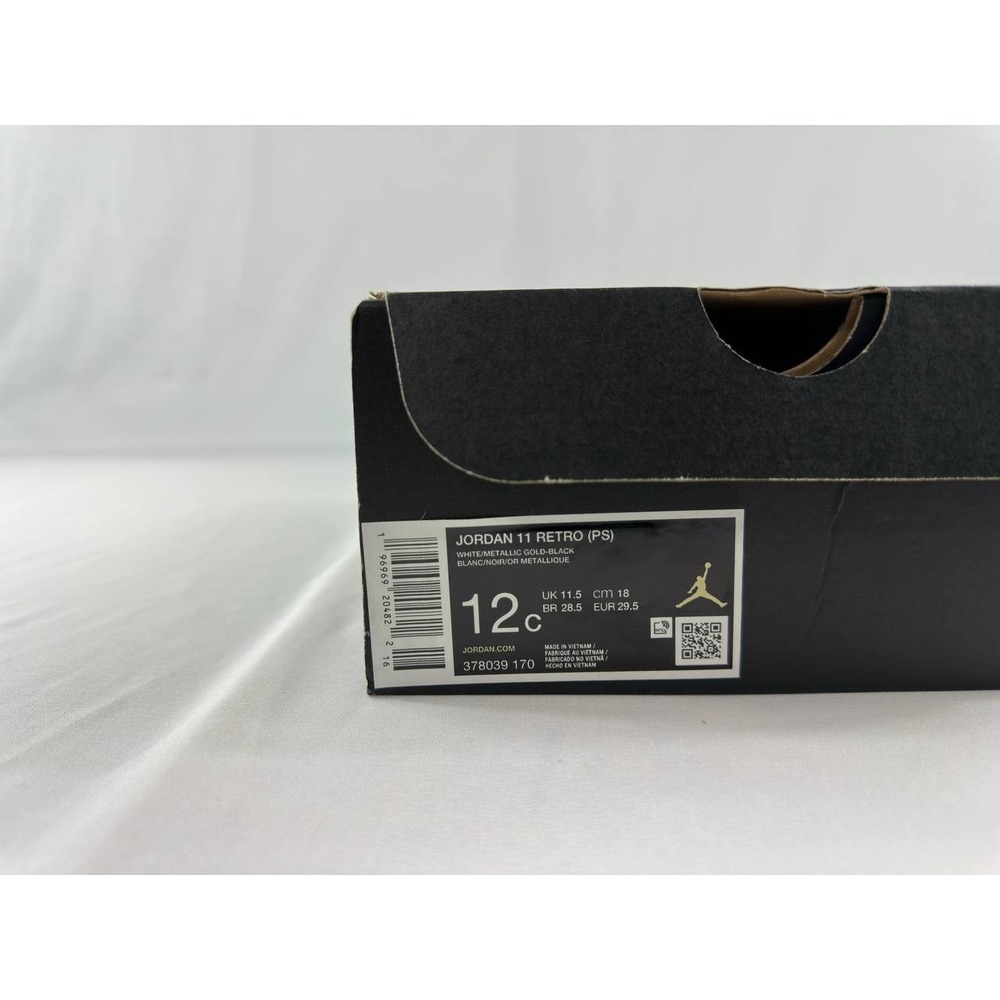 Nike Air Jordan 11 Retro PS 'Gratitude / Defining Moments' 378039-170 Kids 12C - Picture 9 of 9